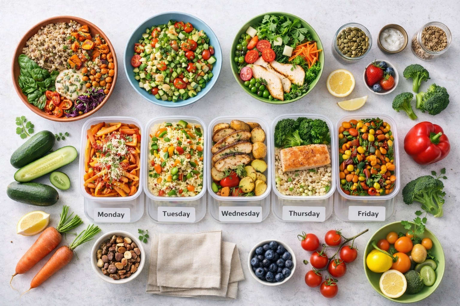 Heti étrend tervezés